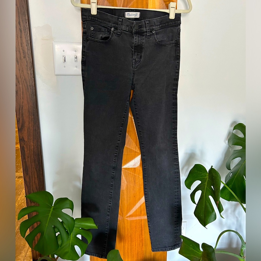 Madewell Black Straight Leg Jeans
